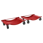 SEALEY set mobilnych wózkow 2pc, pod wheel, do przemieszczenia pojazdu, steel, na 4 kolkach 90mm, no no ć: 454kg/ pc., weight: 10kg/ pc.