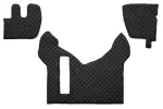 FL07, floor mats - ECO- leather, RENAULT PREMIUM ( . starting from 2005) black