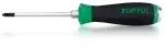TOPTUL Phillips screwdriver philips PH1. length: 75mm, wzmocniona ršczka, do pobijania, trzpień z hex