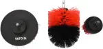 set nylon brushes  3pc hex spindle