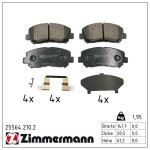 ZIMMERMANN Brake Pad Set,  disc brake 25564.210.2
